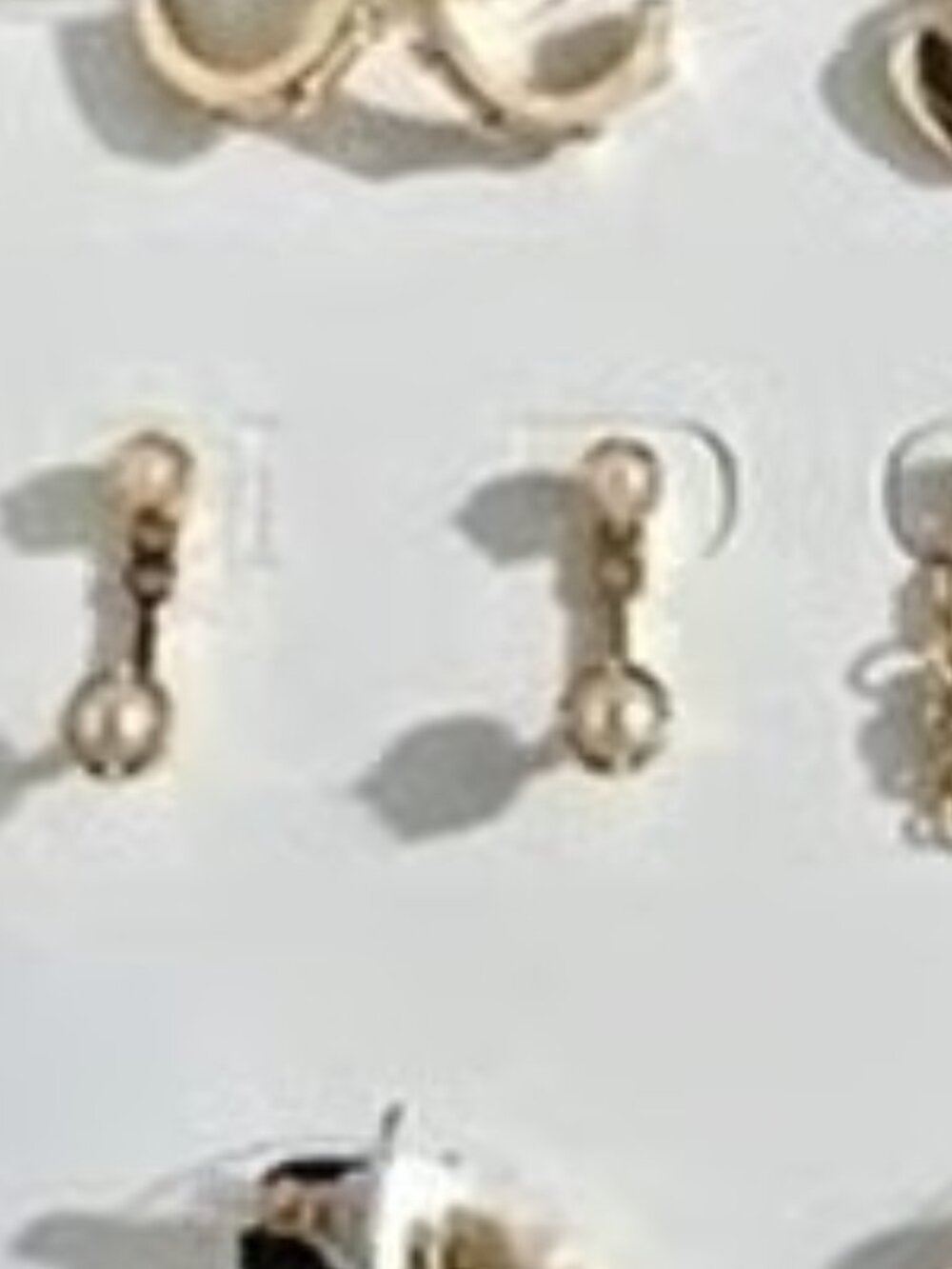 BaubleBar Gold Earrings Set new - Picture 4 of 6